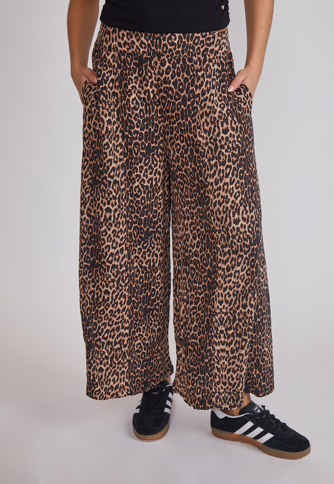 Pantalón Mujer Leopardo Beige Sioux 1