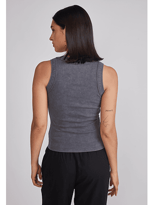 Peto Mujer Tachas Estrellas Gris Sioux