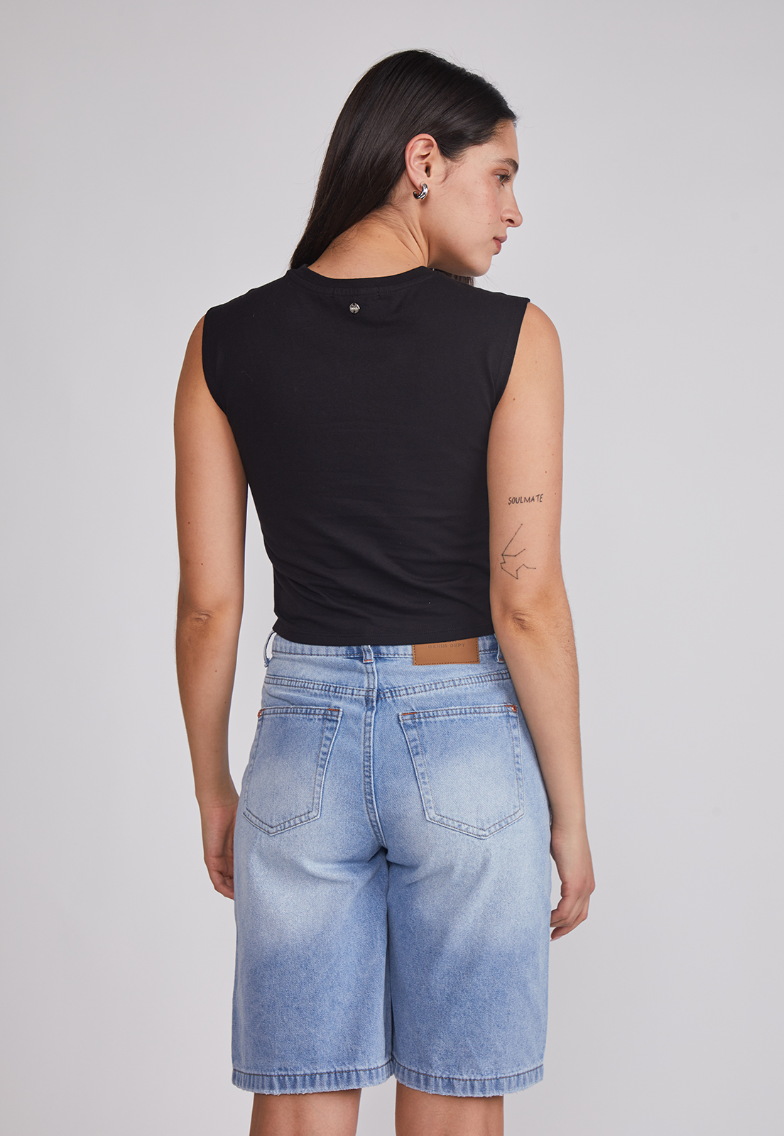 Peto Mujer Delantero Cruzado Negro Sioux 2