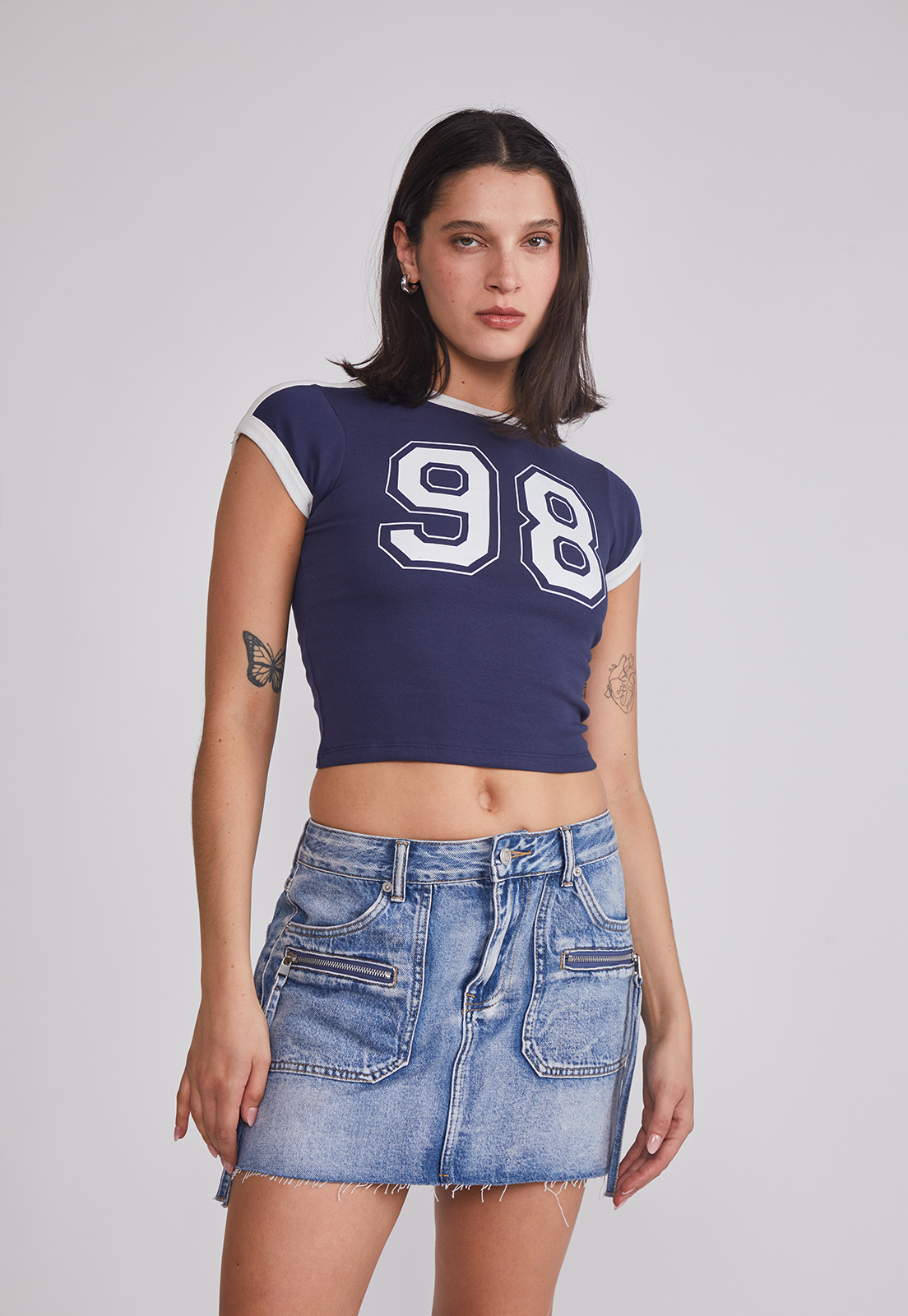 Polera Mujer Texas Azul Sioux 1