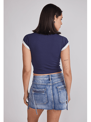 Polera Mujer Texas Azul Sioux