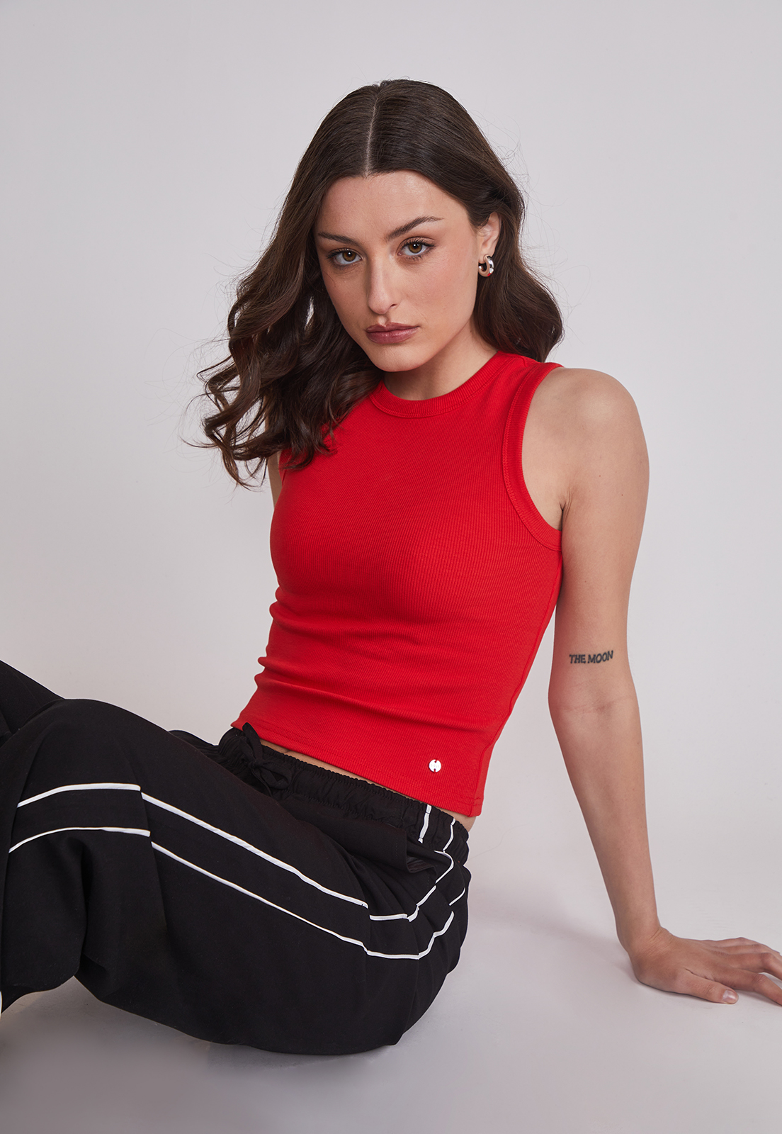 Pantalón Mujer Banda Lateral Negro Sioux 2