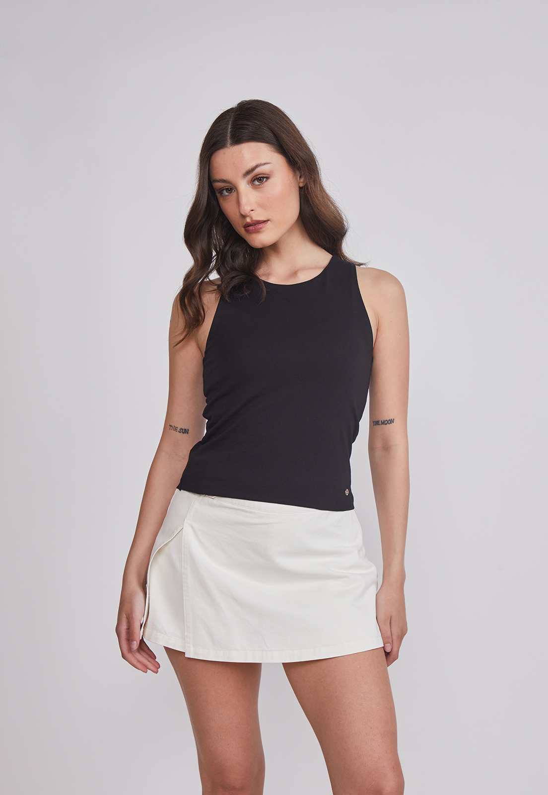 Peto Mujer Basic Negro Sioux 1