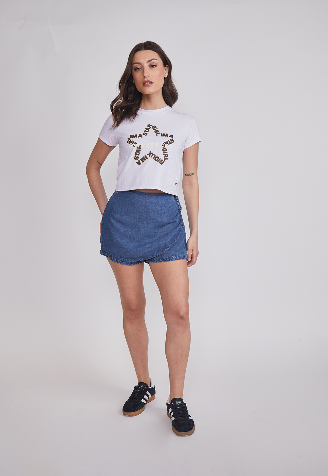 Polera Mujer Star Blanco Sioux 3