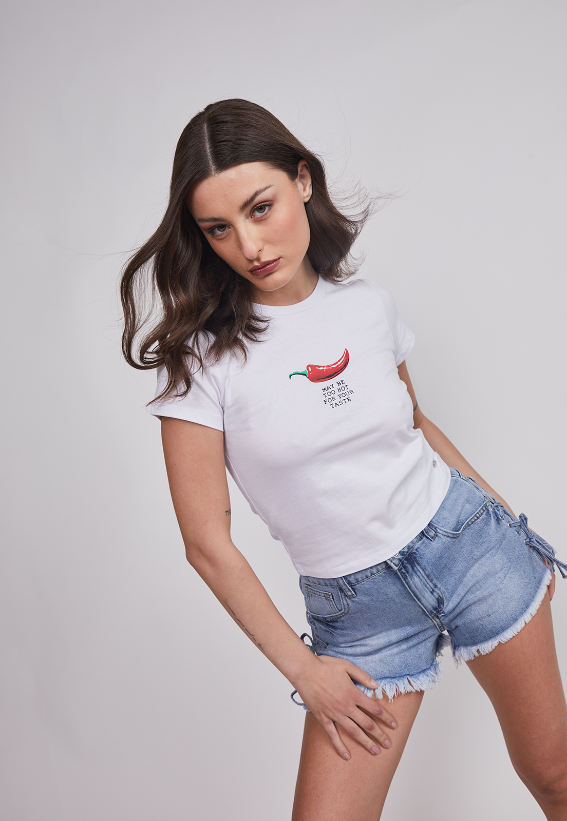 Polera Mujer Estampado Ají Blanco Sioux 4