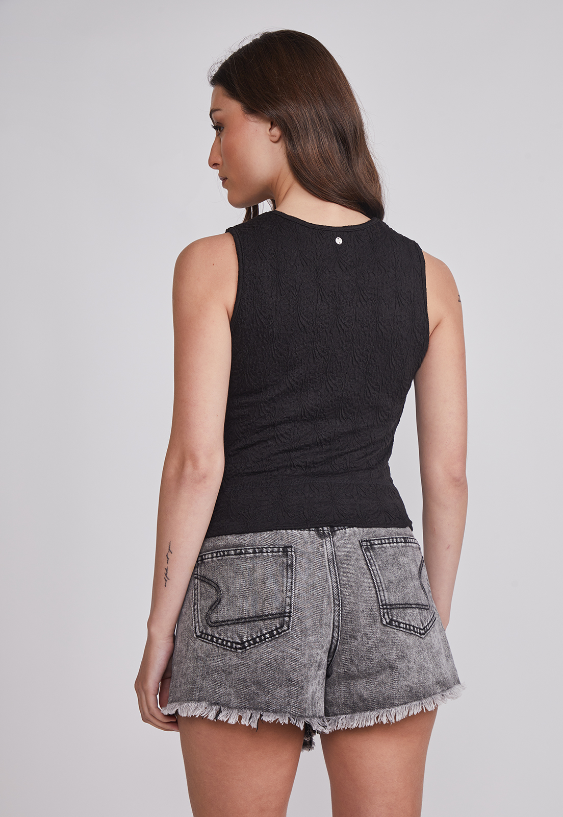 Peto Mujer Pabilo Anchos Negro Sioux 2