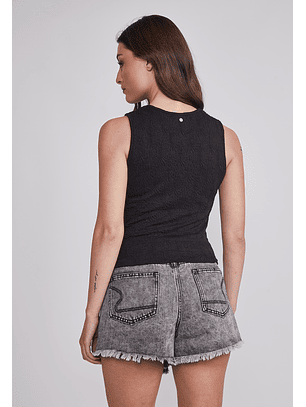 Peto Mujer Pabilo Anchos Negro Sioux