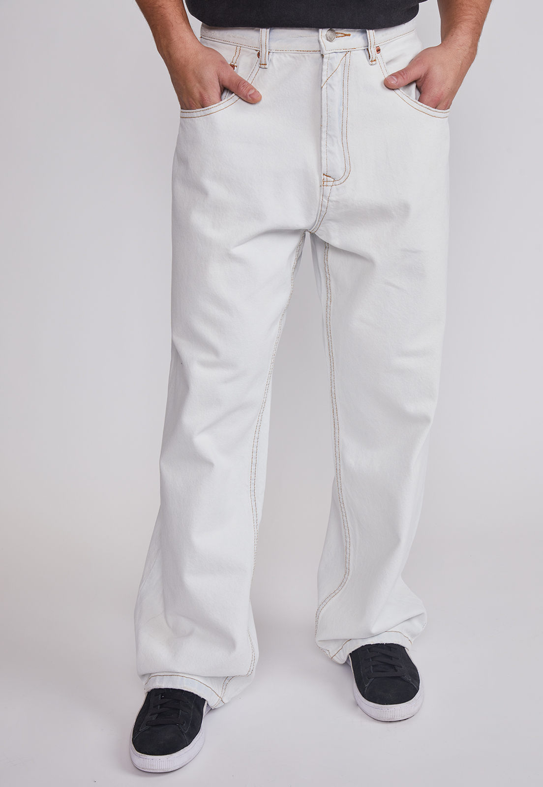 Jeans Hombre Baggy Claro Celeste Sioux 1