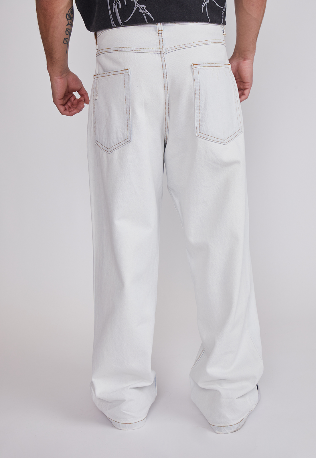 Jeans Hombre Baggy Claro Celeste Sioux 4