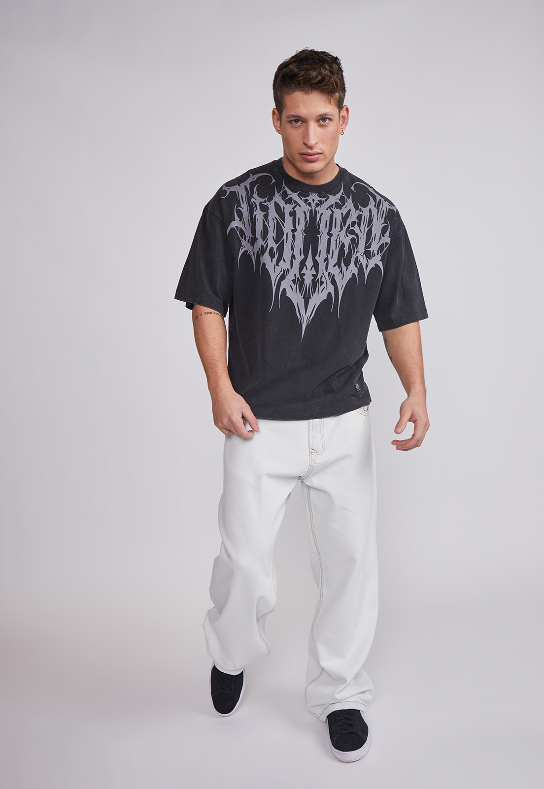 Polera Hombre Alas Negro Sioux 3