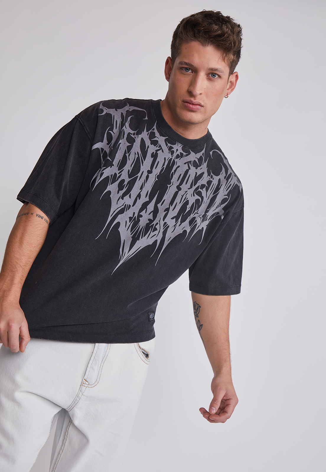 Polera Hombre Alas Negro Sioux 4