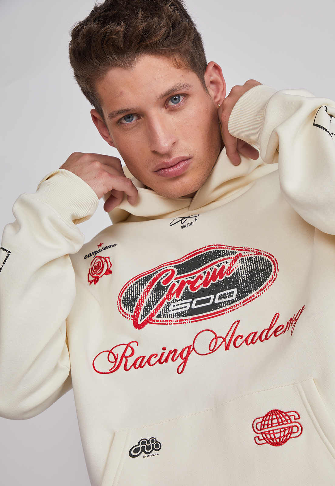 Polerón Hombre Racing Crudo Sioux 3