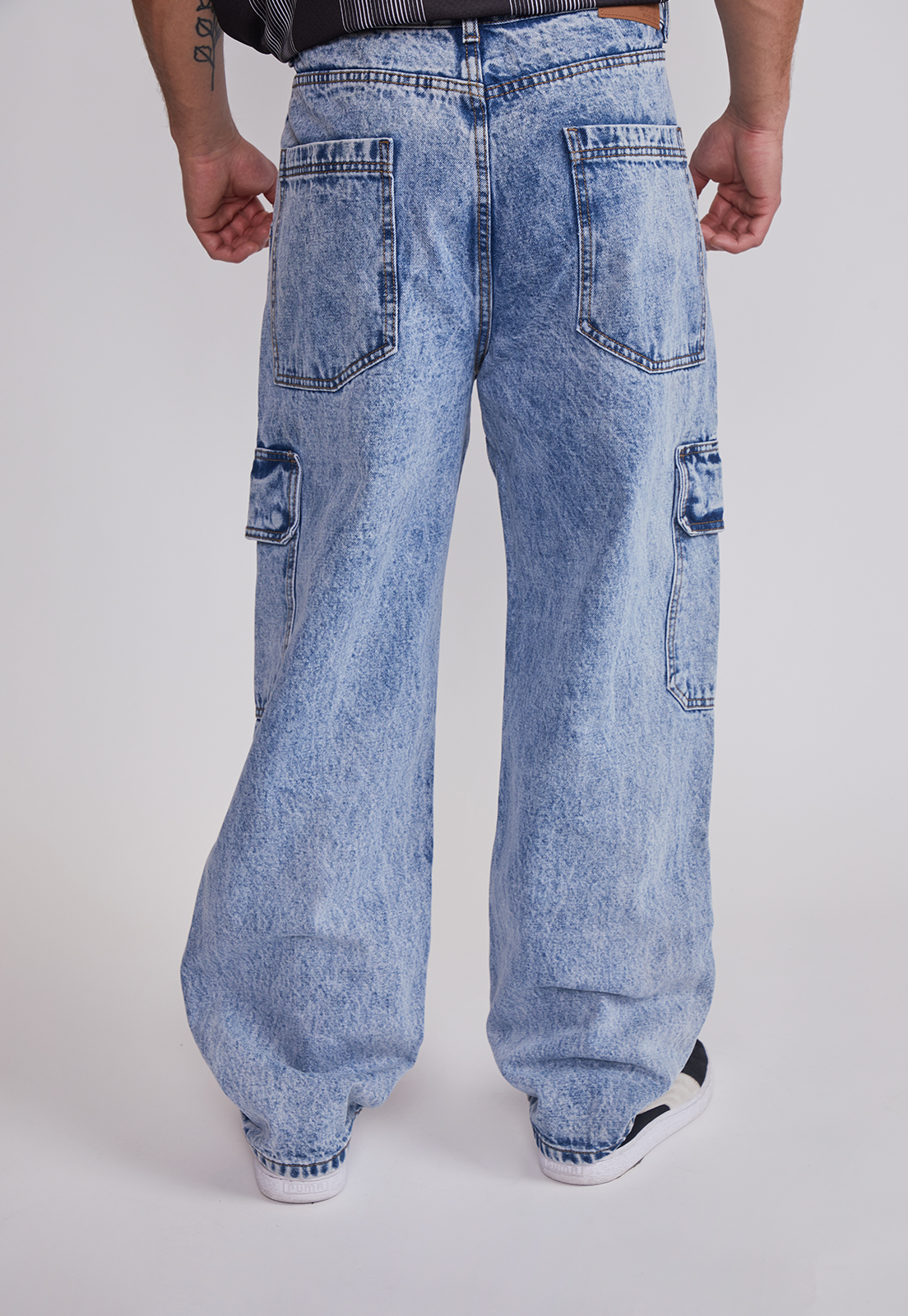 Jeans Hombre Cargo Celeste Celeste Sioux 4