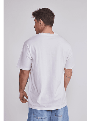 Polera Hombre Frases Blanco Sioux