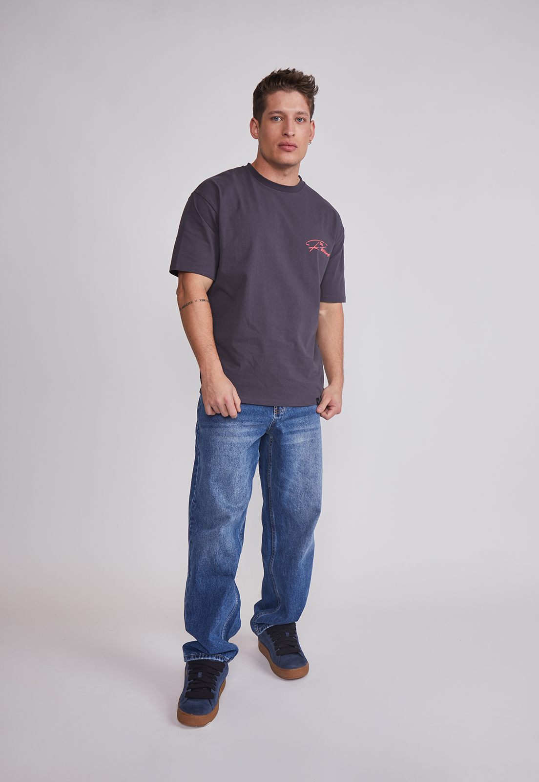 Polera Hombre Cowboy Gris Sioux 5