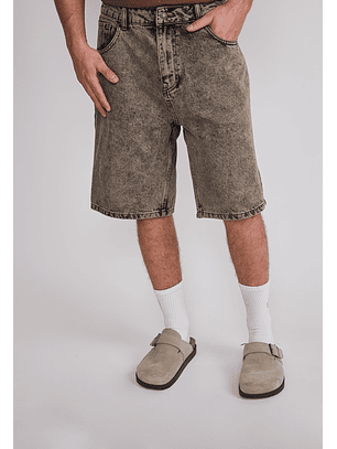 Bermuda Hombre Regular Proceso Café Sioux