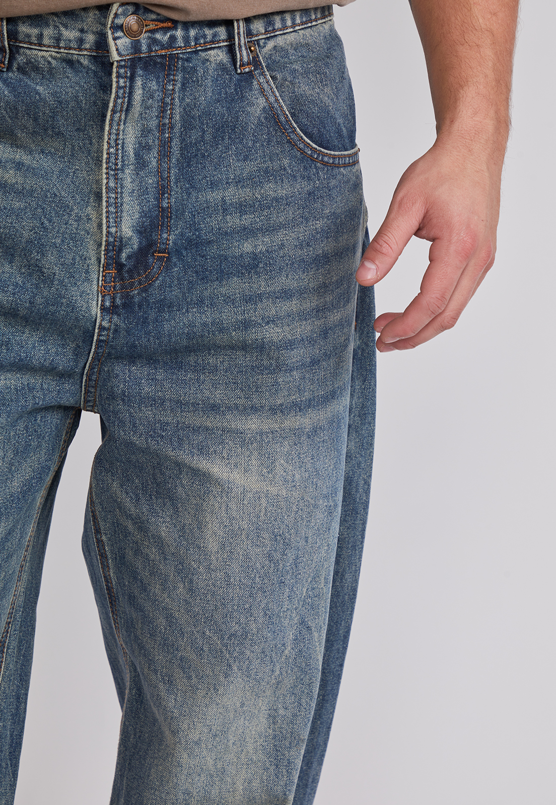 Jeans Hombre Loose Fit Celeste Sioux 3