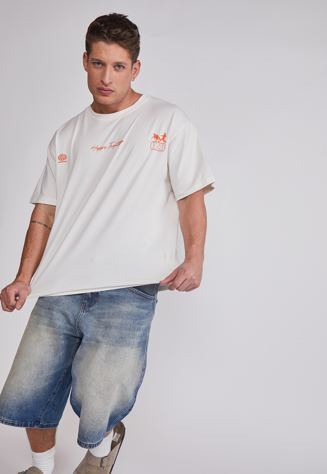 Bermuda Hombre Baggy Oxidado Azul Sioux 2