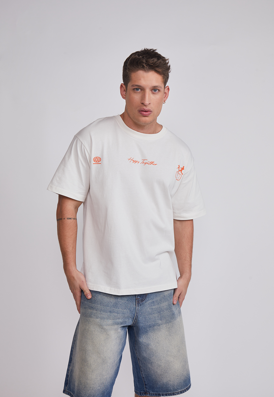 Polera Hombre Magic Perros Crudo Sioux 1