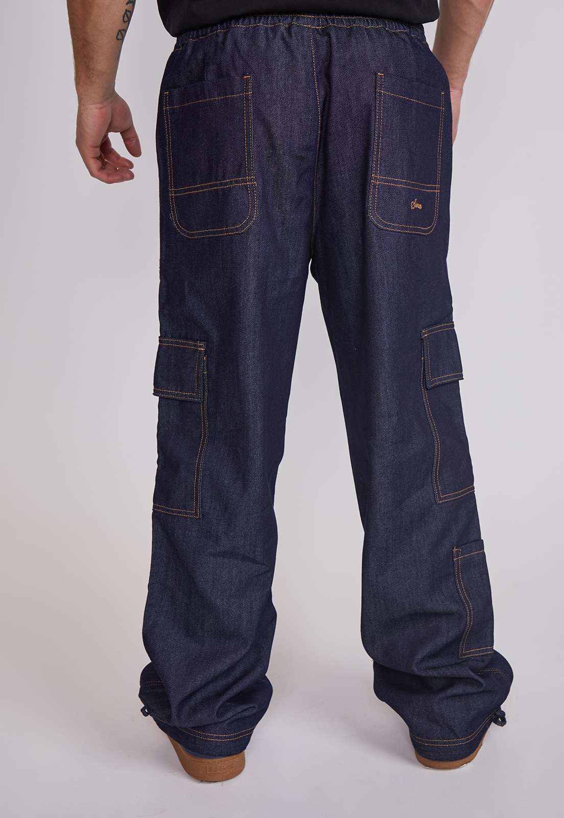 Jeans Hombre Skater Cargo Azul Sioux 3