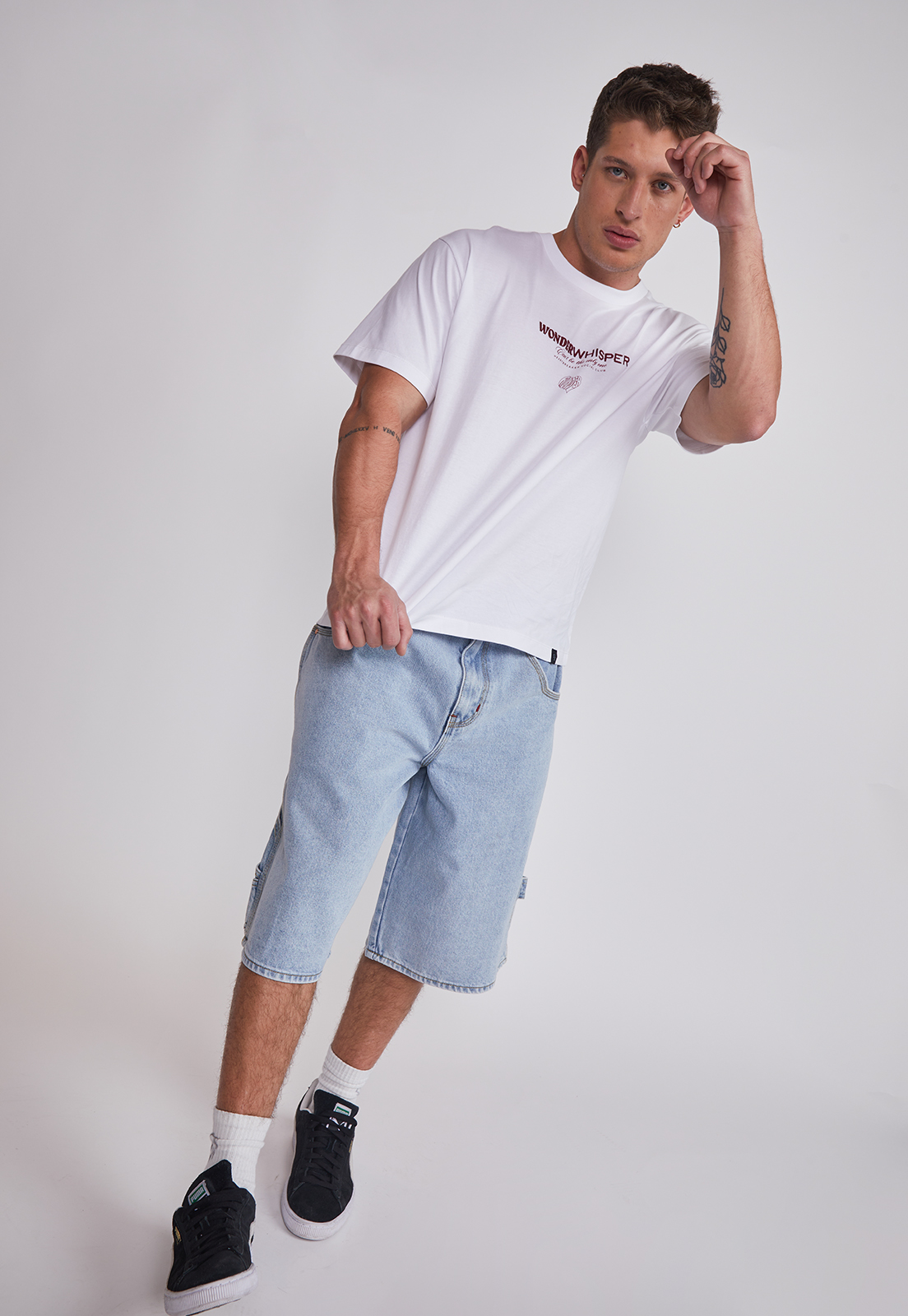 Bermuda Hombre Carpintero Fit Celeste Sioux 2