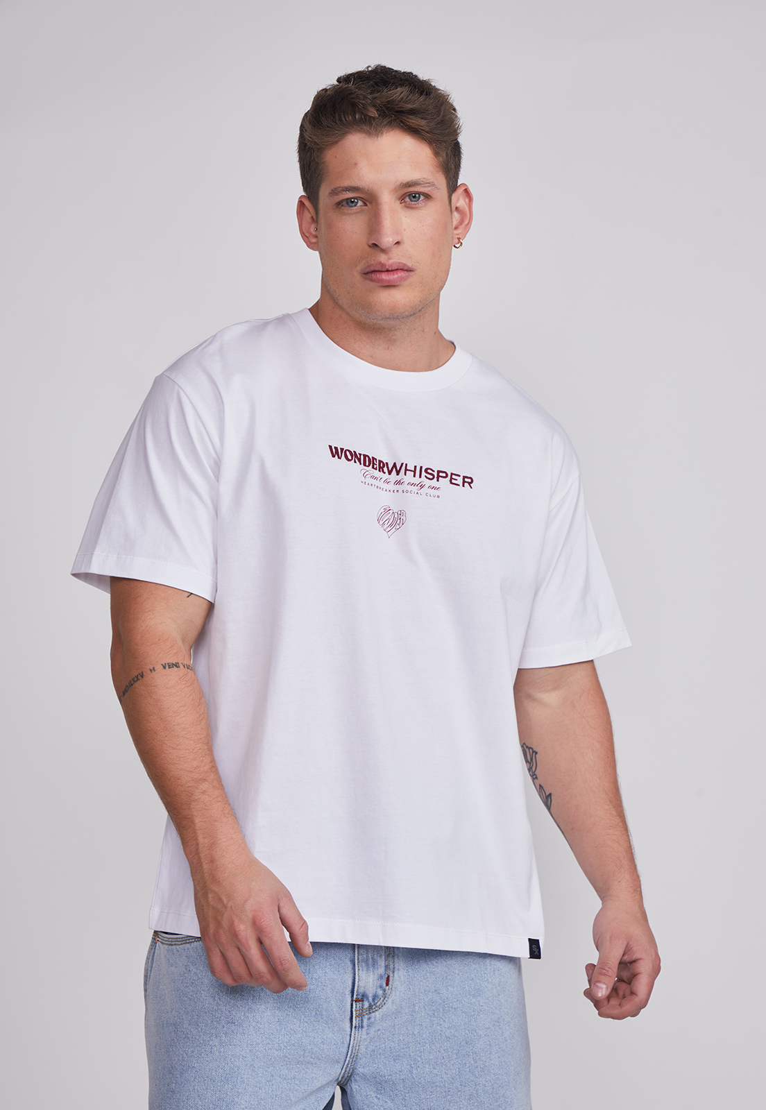 Polera Hombre Flock Rojo Crudo Sioux 1