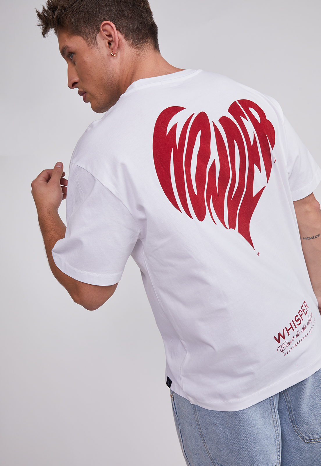 Polera Hombre Flock Rojo Crudo Sioux 2