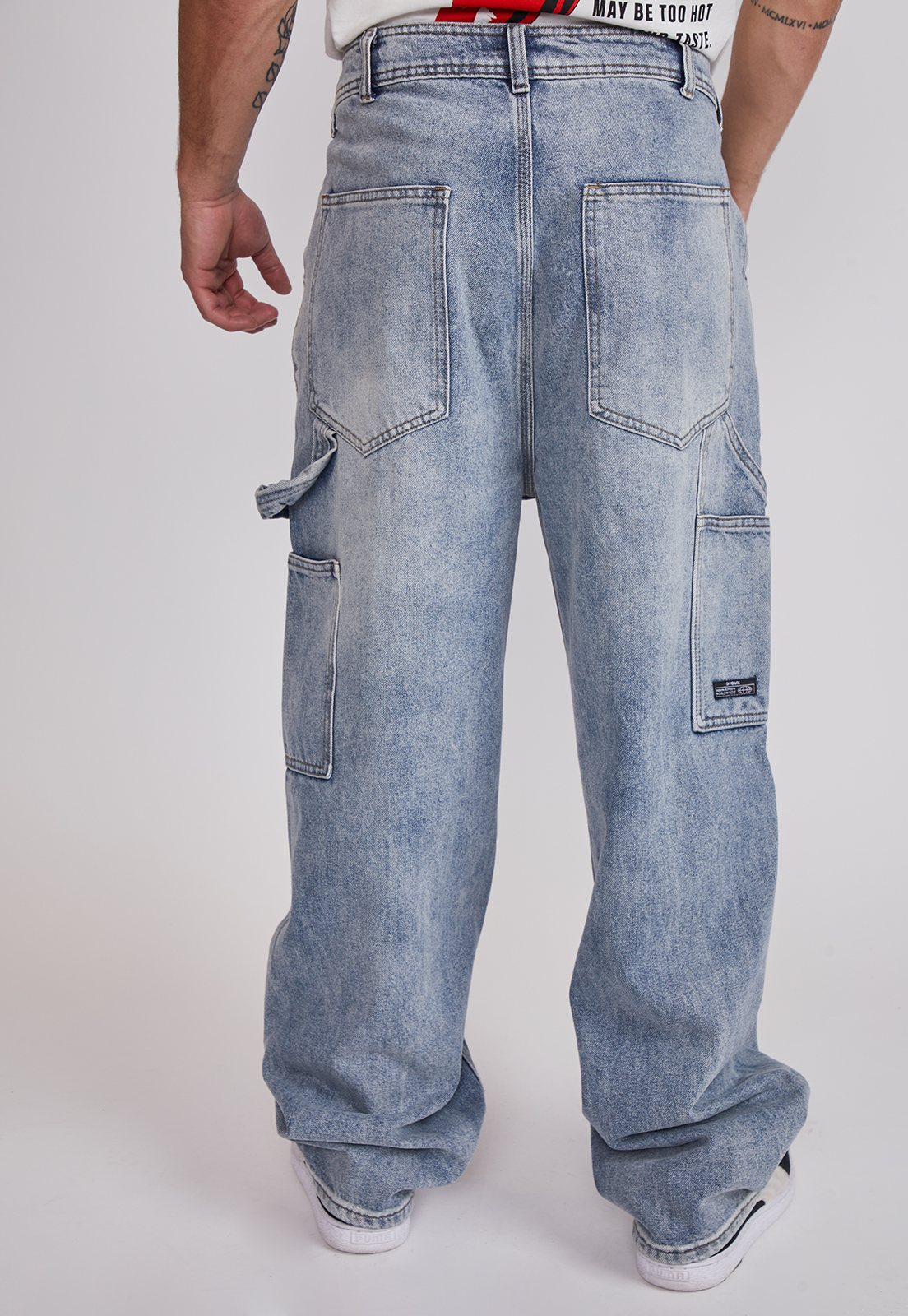 Jeans Hombre Carpintero Celeste Sioux 4