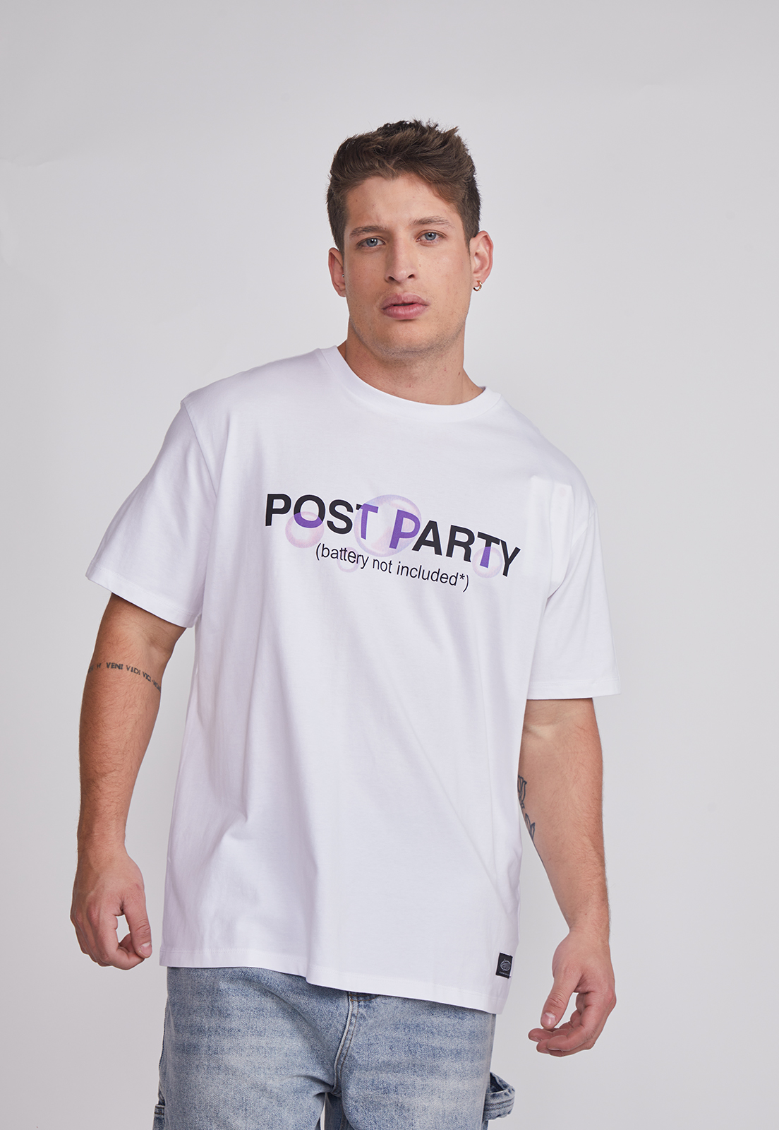 Polera Hombre Hielos Fit Blanco Sioux 1