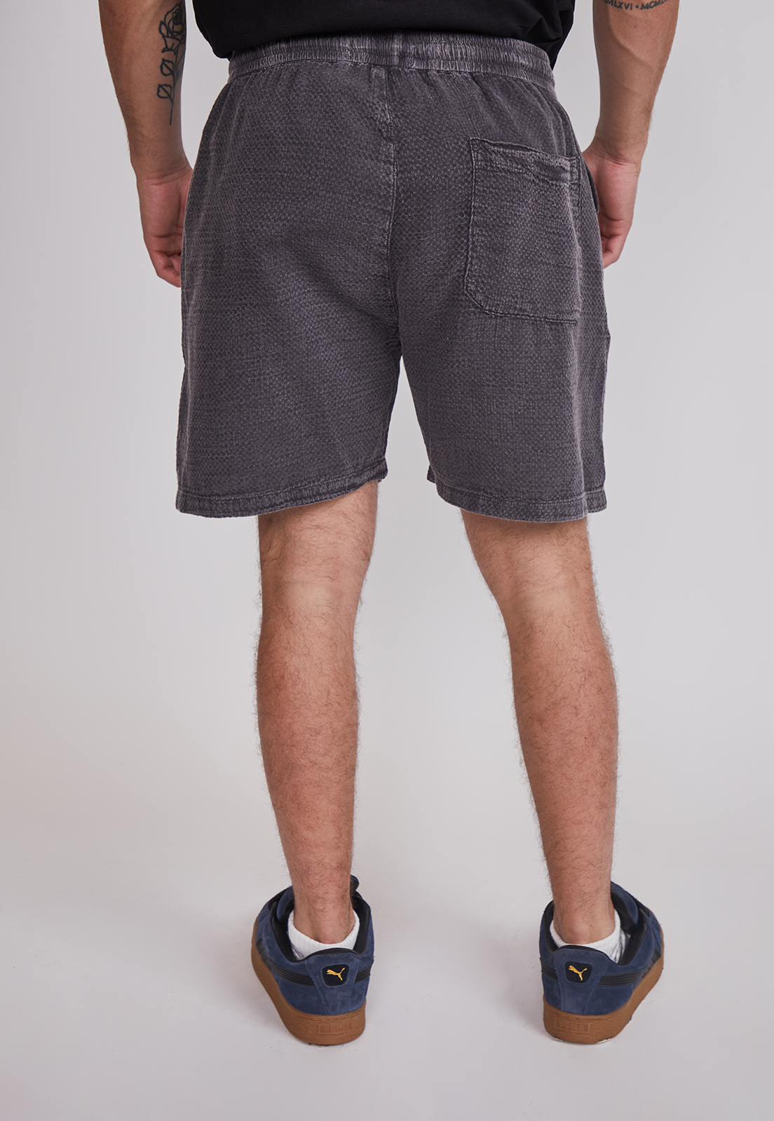 Bermuda Hombre Jogger Fit Gris Sioux 4