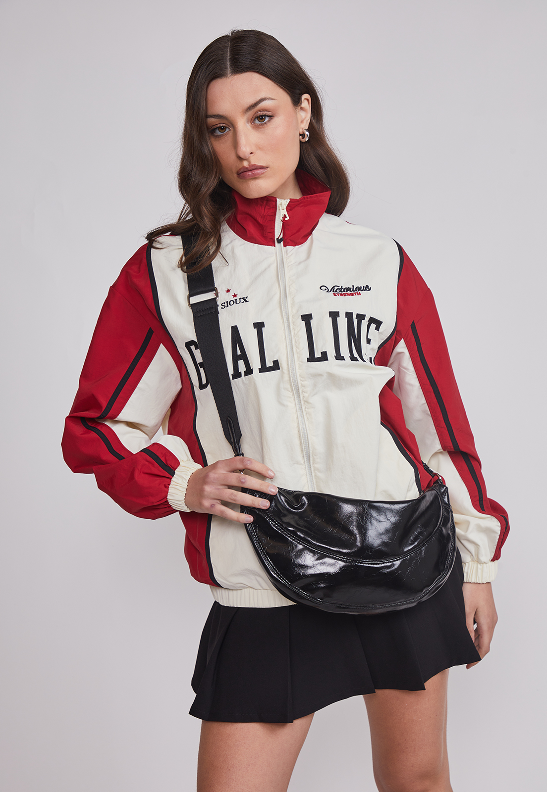 Cartera Crossbody Medialuna Negro Sioux 5