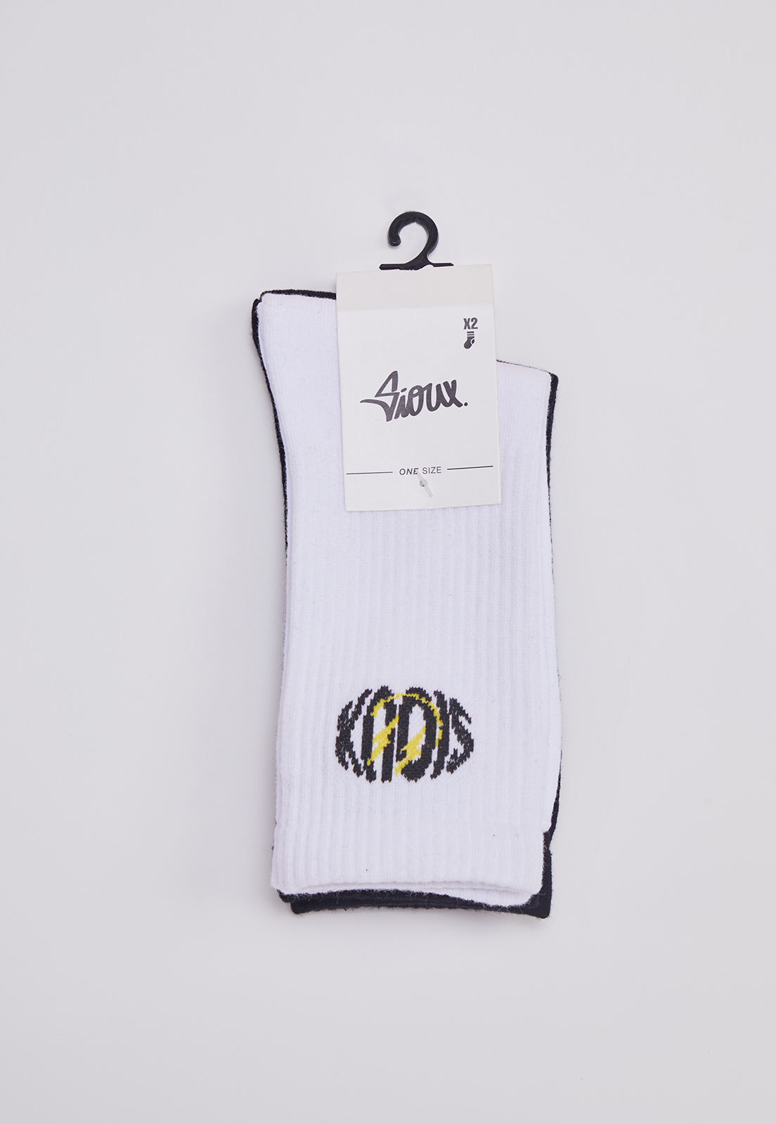 Calcetin Bipack Smile Blanco Sioux  2