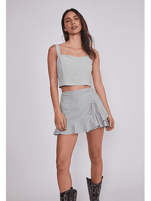 Falda Mujer Vuelos Verde Sioux