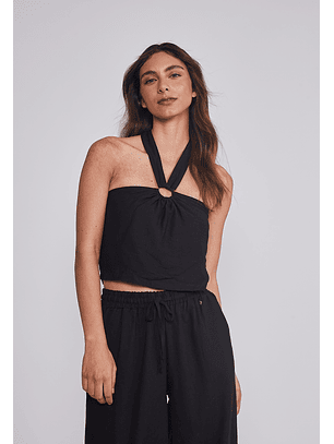 Peto Mujer Amarra Cuello Negro Sioux