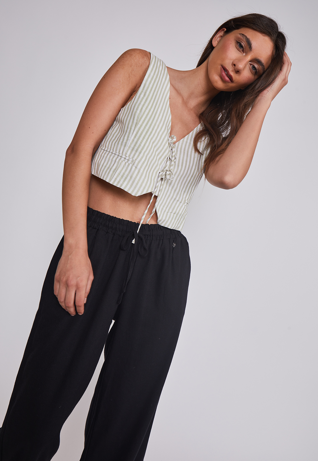 Chaqueta Mujer Lazos Verde Sioux 2