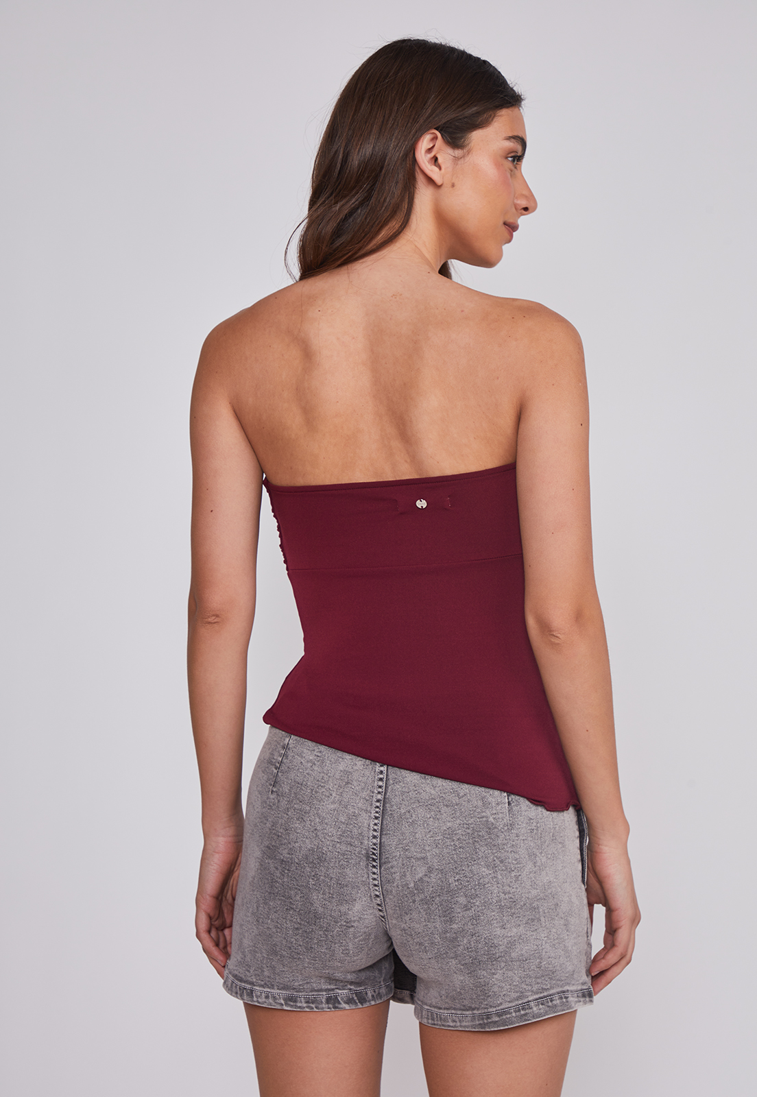 Peto Mujer Recogido asimétrico Burdeo Sioux 4