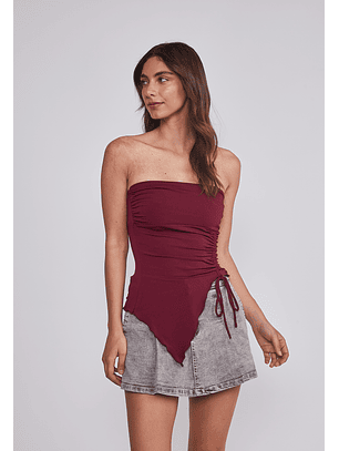 Peto Mujer Recogido asimétrico Burdeo Sioux