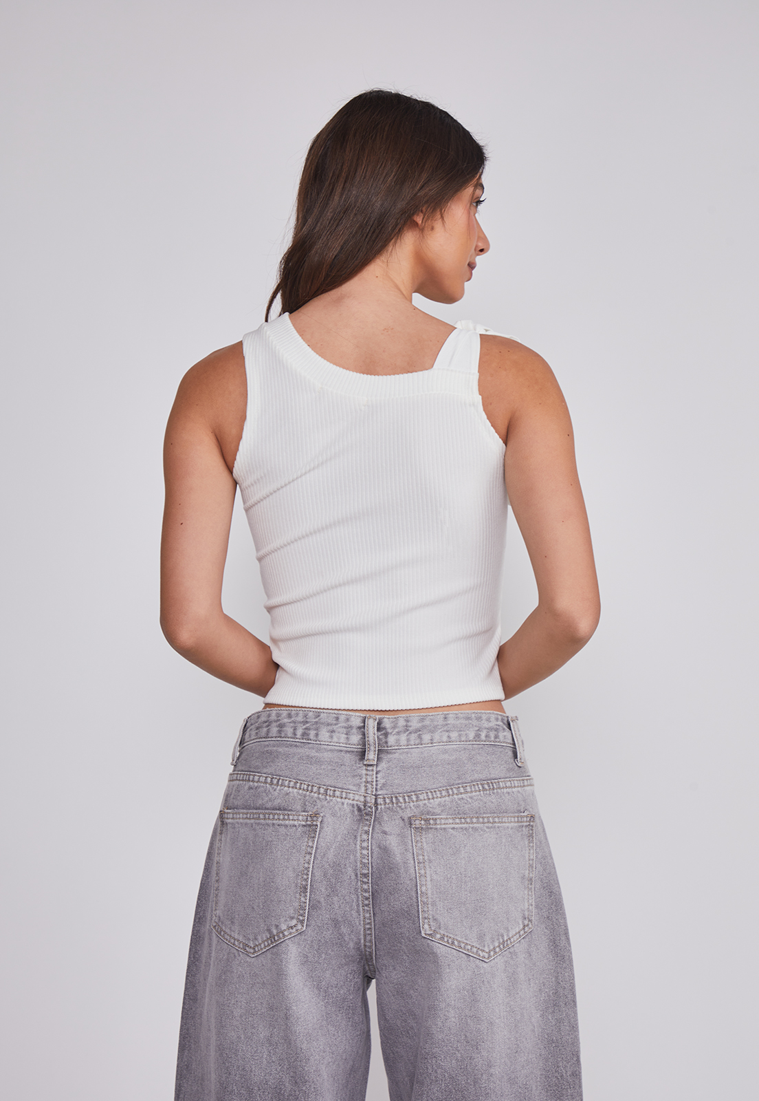 Peto Mujer Hombro Lazo Blanco Sioux 5