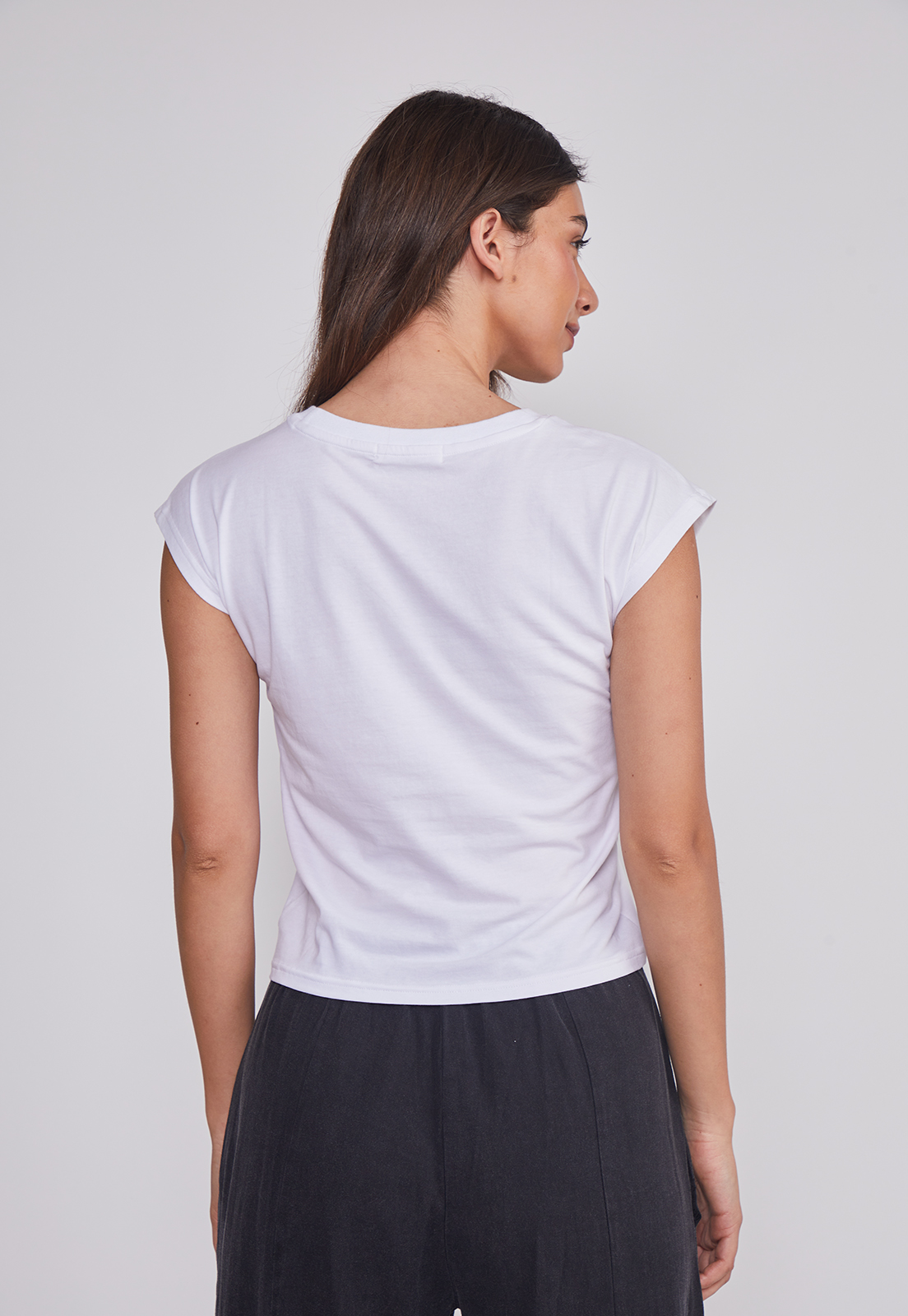 Polera Mujer Drinks Blanco Sioux 4