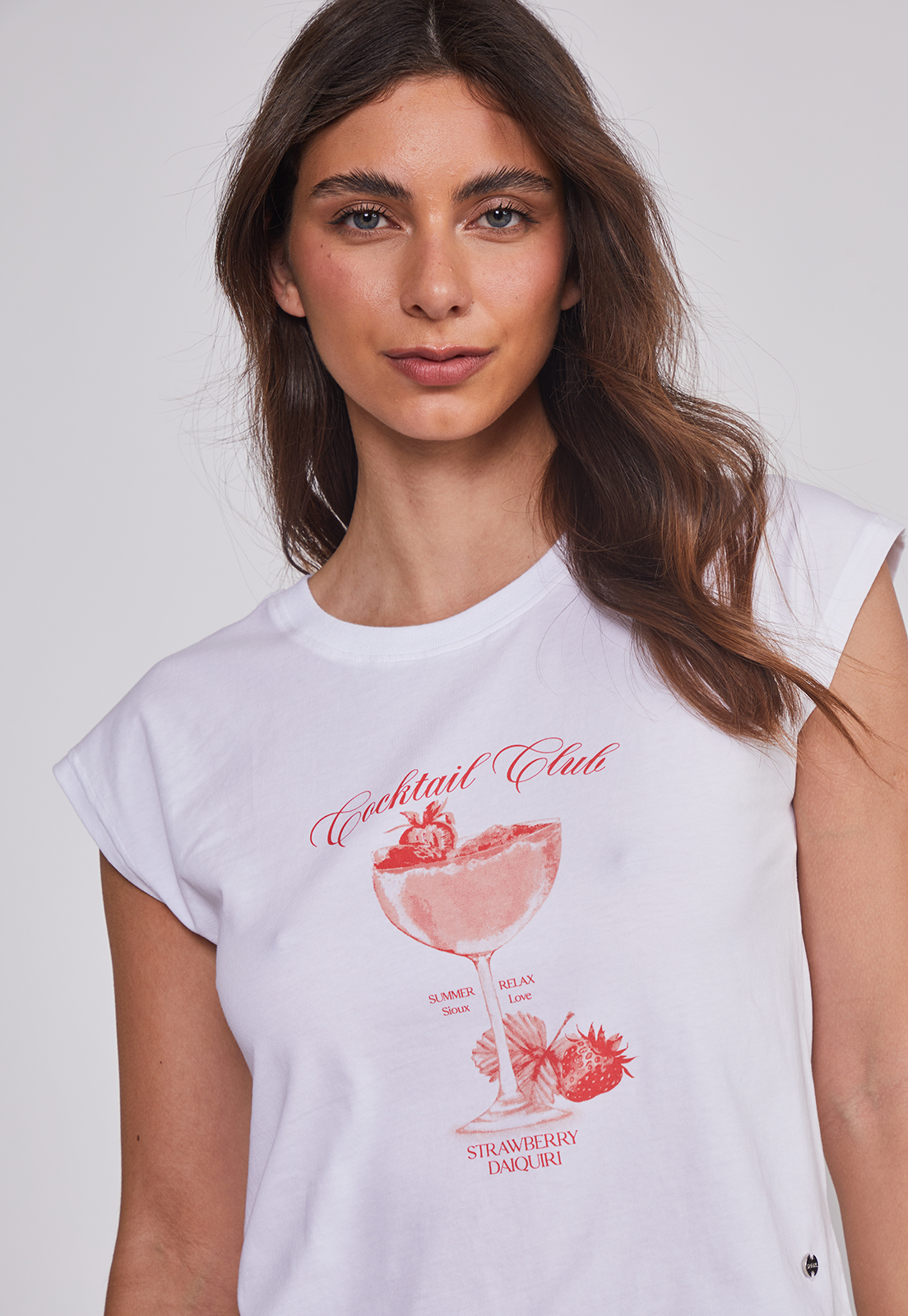 Polera Mujer Drinks Blanco Sioux 3