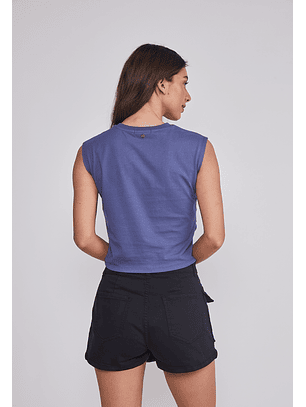 Peto Mujer Delantero Cruzado Azul Sioux