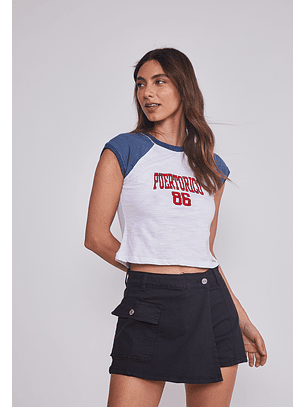 Polera Mujer Países Blanco Sioux