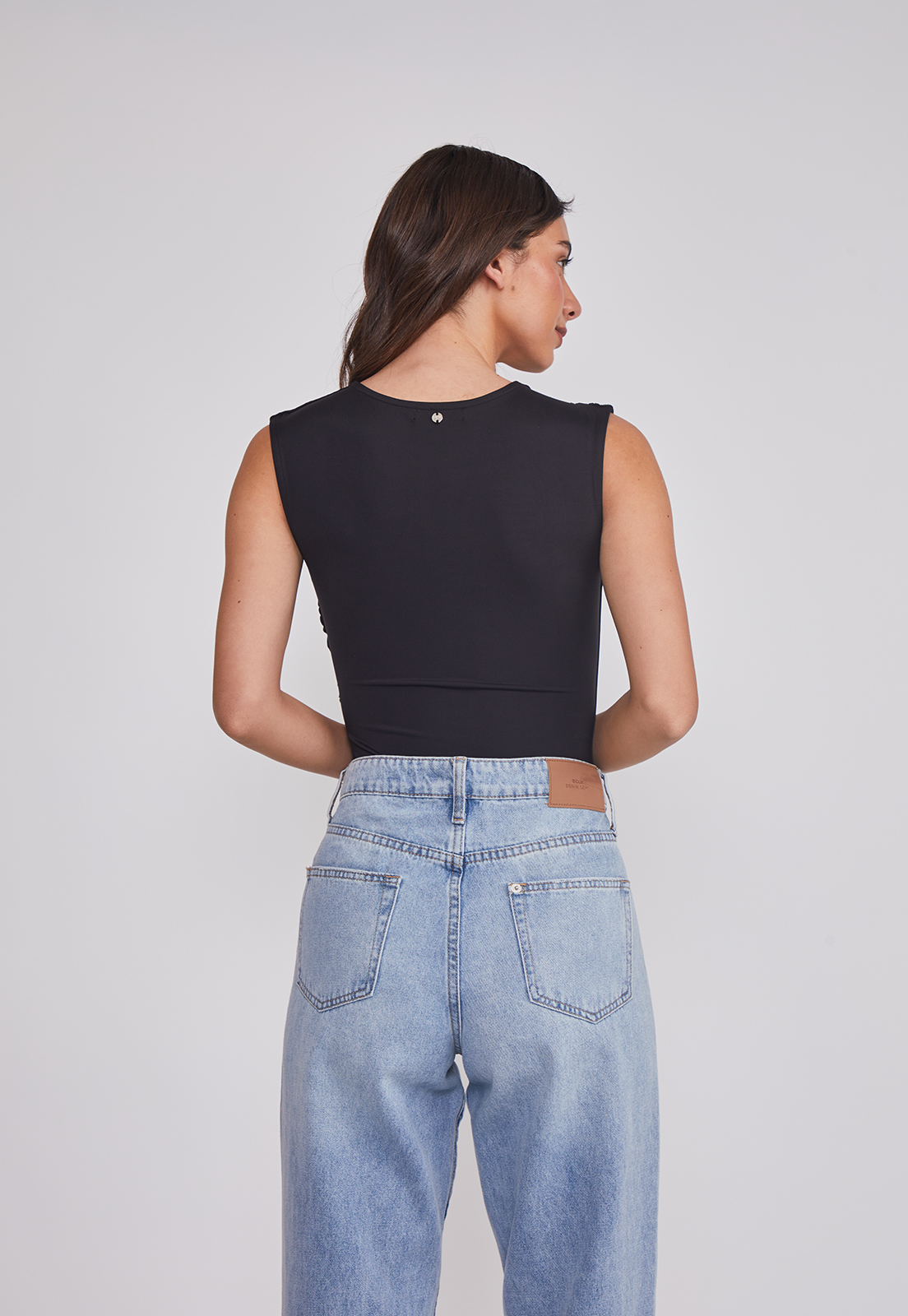 Body Mujer Recogido Cintura Negro Sioux 4