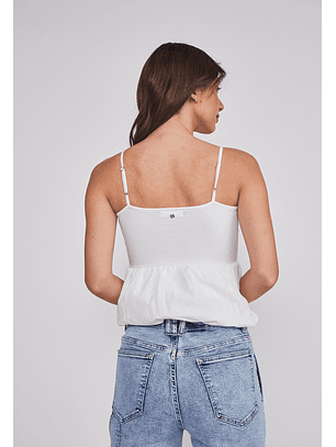 Peto Mujer Silueta Globo Blanco Sioux