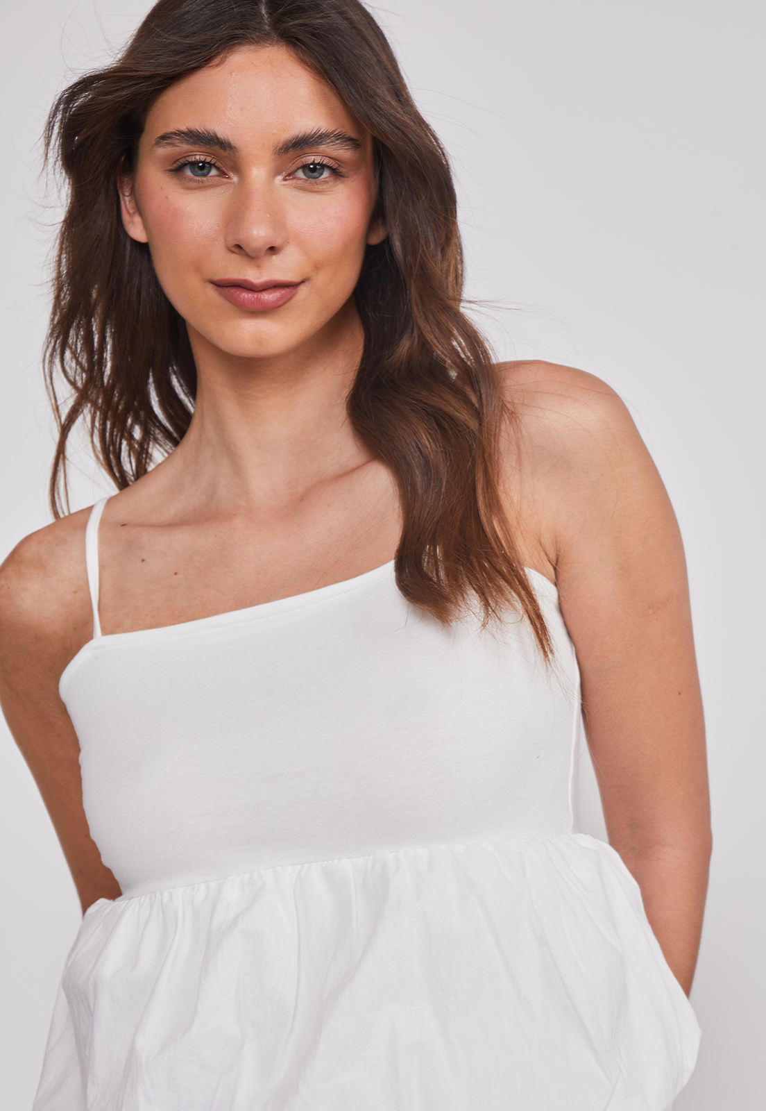 Peto Mujer Silueta Globo Blanco Sioux 5