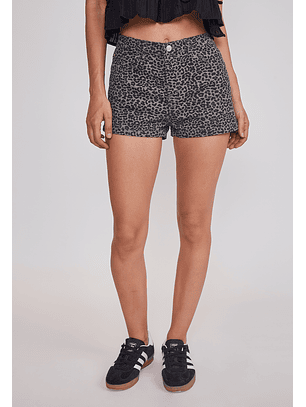 Short Mujer Leopardo Café Sioux