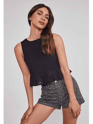 Short Mujer Leopardo Café Sioux