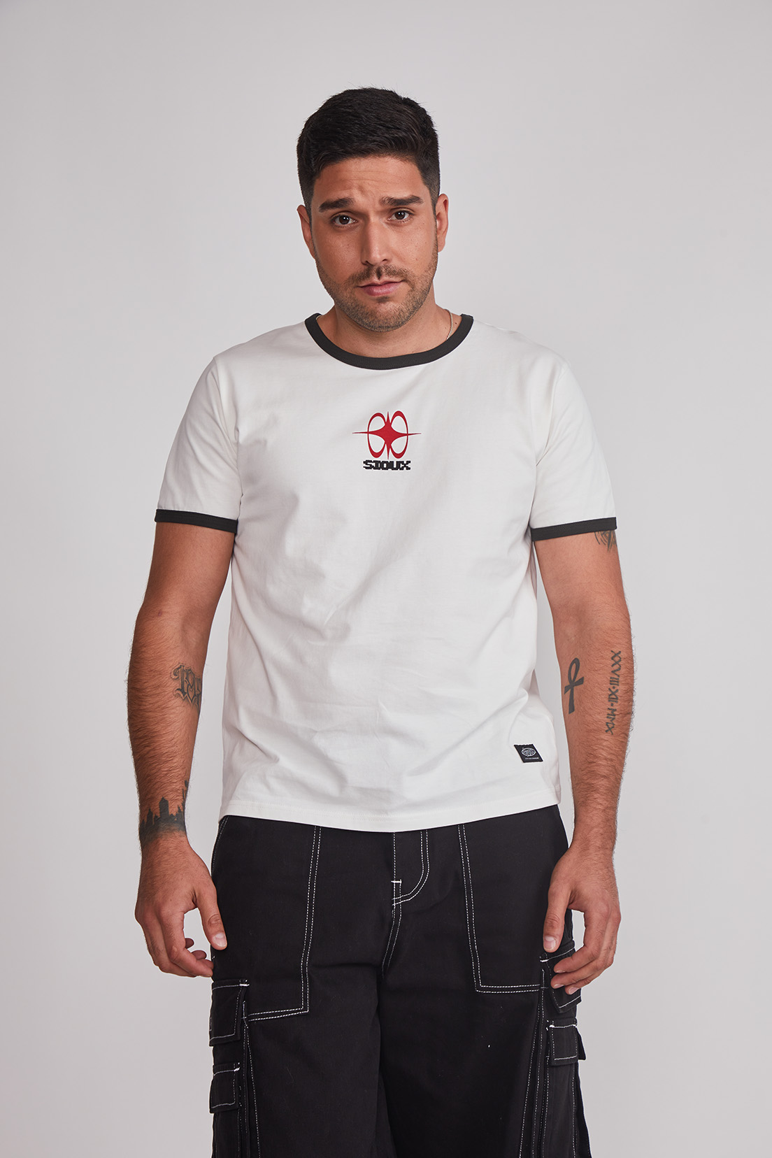 Polera Hombre Contraste Crudo Sioux 1