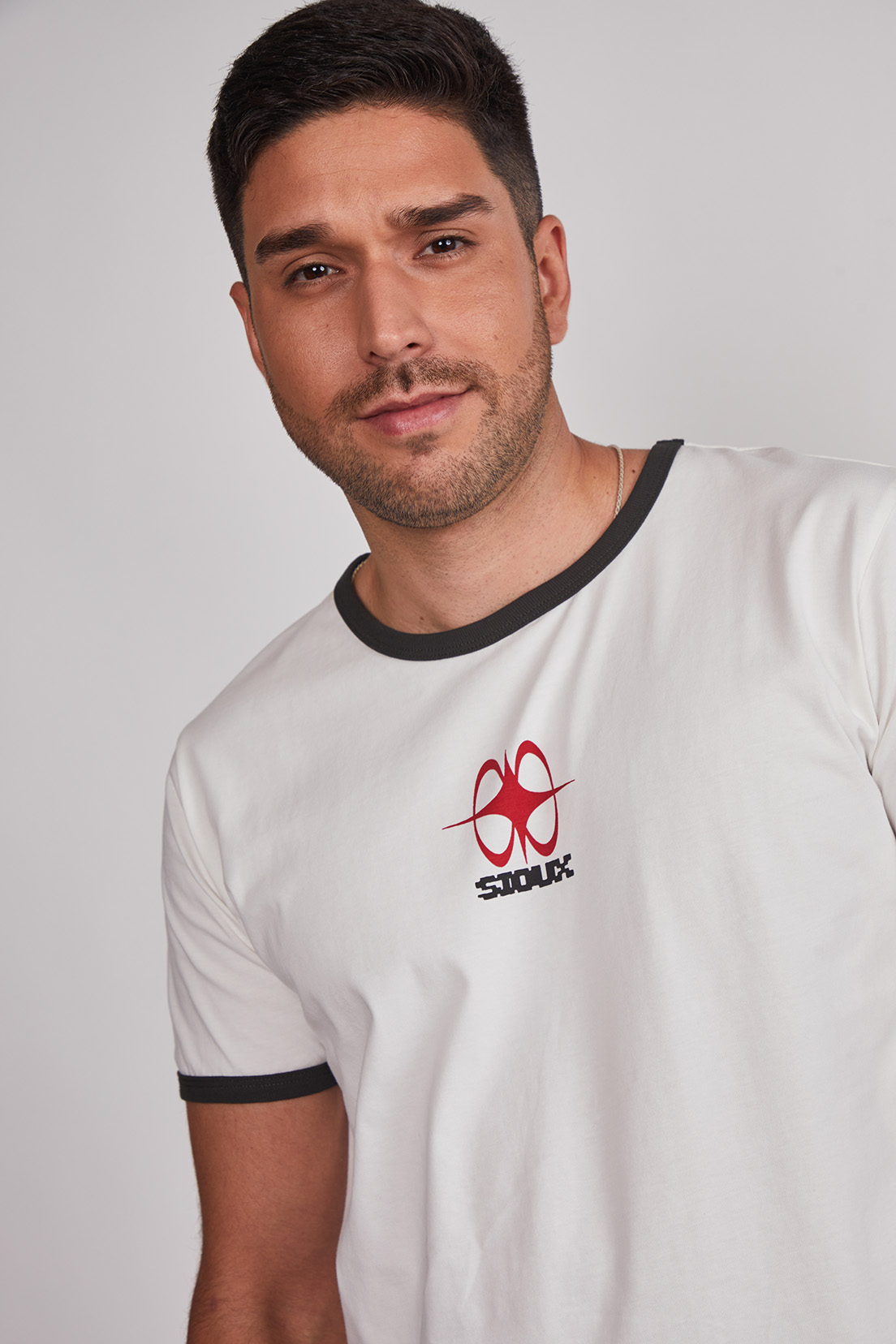 Polera Hombre Contraste Crudo Sioux 4