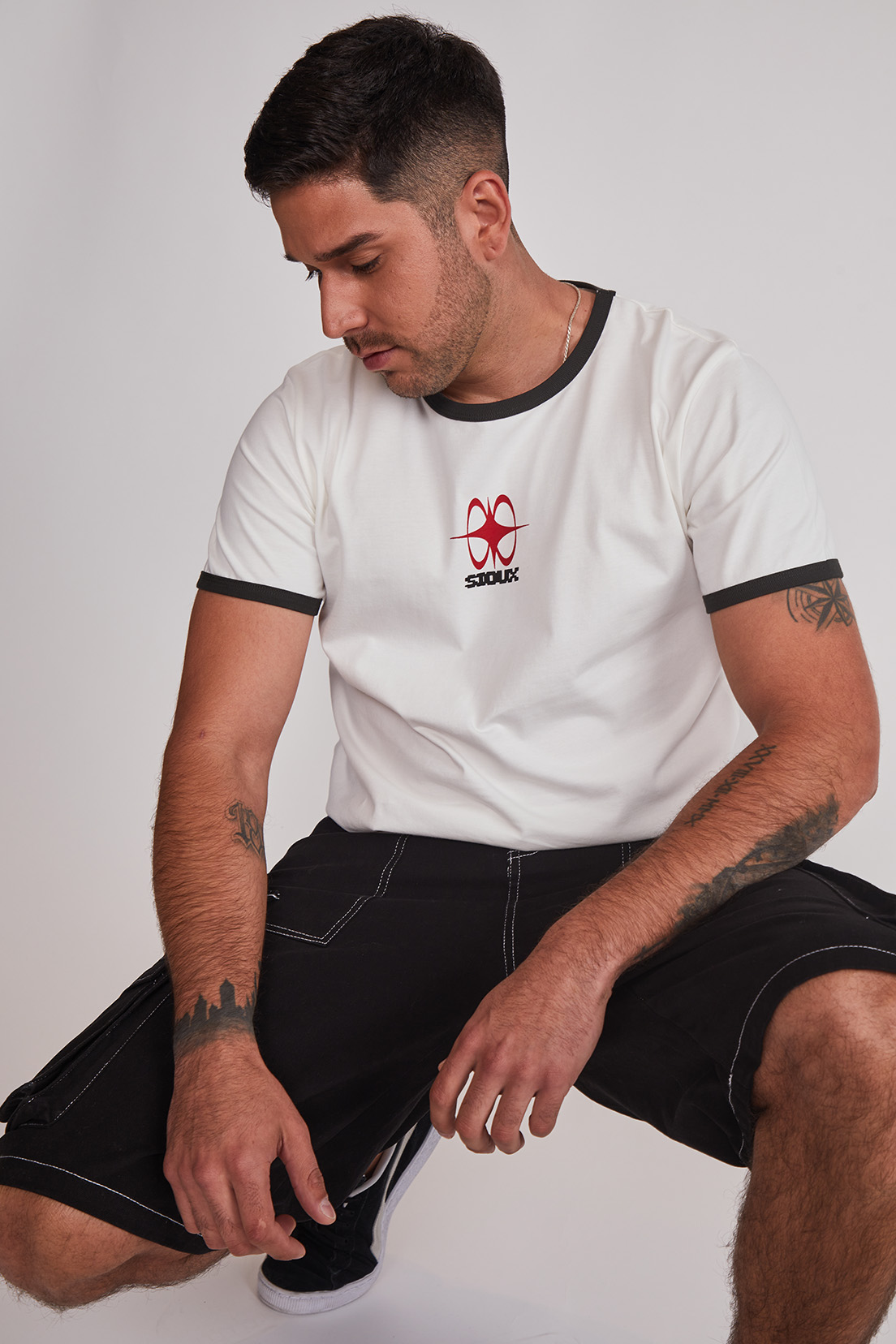 Polera Hombre Contraste Crudo Sioux 3